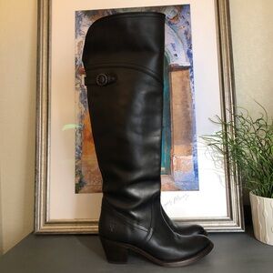 Frye Jane Tall Cuff Riding Boots sz 6